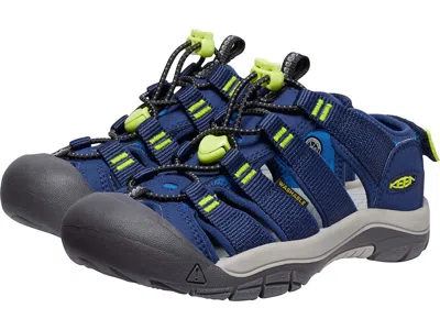 Keen Newport Boundless Sandal (toddler/little Kid/big Kid) Kid's Shoes Naval Academy/evening Primrose : 9