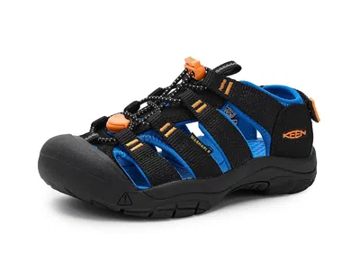 Keen Newport Boundless Sandals (toddler/little Kid) Kids Shoes Black/precious Blue : 10 Toddler M, Synthe
