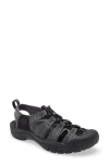 Keen 'newport H2' Sandal In Black/steel Grey