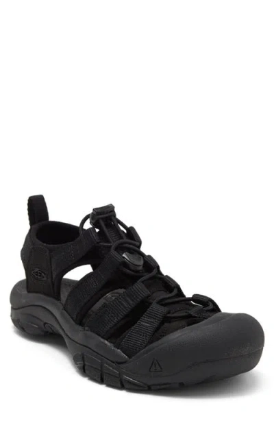 Keen 'newport H2' Sandal In Triple Black