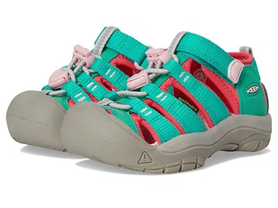 Keen Newport H2 (toddler/little Kid) Kids Shoes Bright Aqua/pink-a-boo : 10 Toddler M, Synthetic
