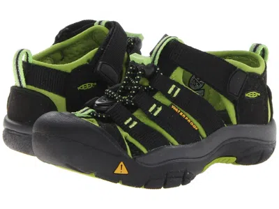 Keen Newport H2 (toddler/little Kid/big Kid) Kids Shoes Black/lime Green : 7 Big Kid M, Synthetic