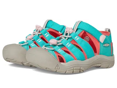 Keen Newport H2 (toddler/little Kid/big Kid) Kids Shoes Bright Aqua/pink-a-boo : 2 Little Kid M, Syntheti
