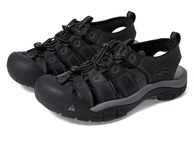 Keen Newport Leather Sandals In Black