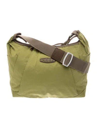Pre-owned Keen Nylon Messenger Bag In Green