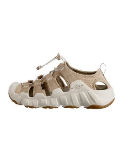 Pre-owned Keen Nylon Printed Sneakers In Gold