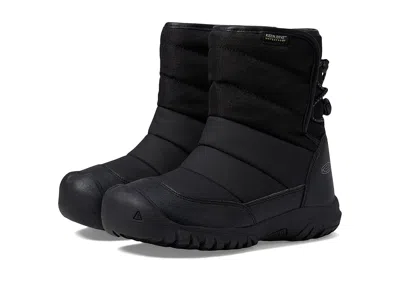 Keen Puffrider Waterproof (little Kid/big Kid) Kid's Shoes Black/steel Grey : 4 Big Kid M, Leather