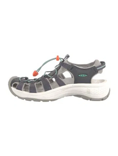 Pre-owned Keen Rubber Athletic Sneakers In Blue/green/neutrals