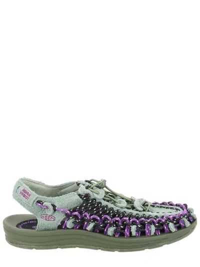 Keen Muted Green Uneek Lea Woven Sandal In Multi