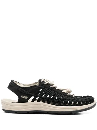 Keen Sandals In Black With Front Toggle Fastening