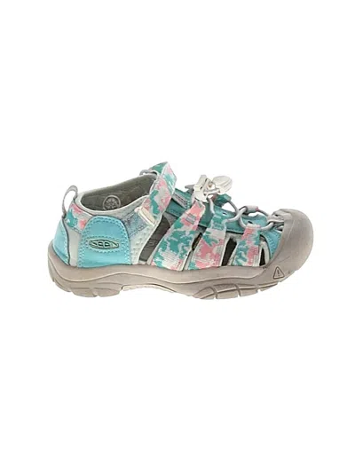 Pre-owned Keen Kids' Sandals In Teal