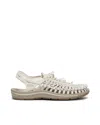 Keen Beige Sandals With Strap Detailing In White
