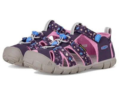 Keen Seacamp Ii Cnx (little Kid/big Kid) Kids Shoes Daisies/marina: 3 Little Kid M In Animal Print