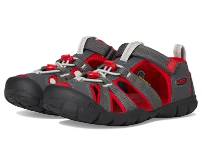 Keen Seacamp Ii Cnx (little Kid/big Kid) Kids Shoes Magnet/red Carpet : 3 Little Kid M, Textile