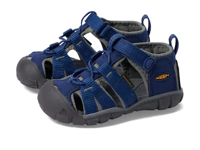 Keen Seacamp Ii Cnx (toddler) Kids Shoes Blue Depths/gargoyle : 4 Toddler M, Textile