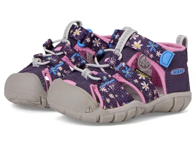 Keen Seacamp Ii Cnx (toddler) Kids Shoes Daisies/marina : 4 Big Kid M, Textile In Purple