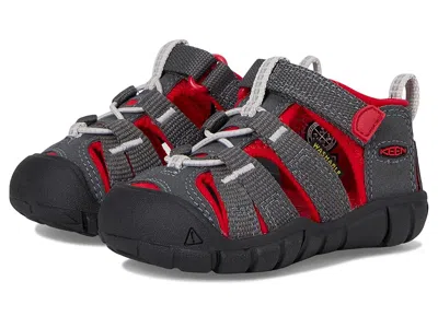 Keen Seacamp Ii Cnx (toddler) Kids Shoes Magnet/red Carpet : 6 Big Kid M, Textile