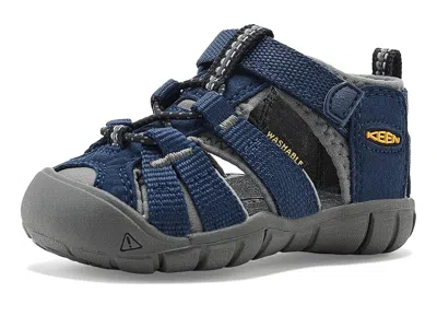 Keen Seacamp Ii Cnx (toddler) Kids Shoes Naval Academy/drizzle: 5 Big Kid M In Multi