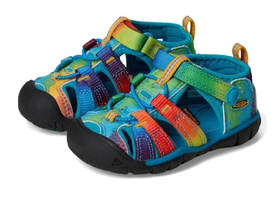 Keen Seacamp Ii Cnx (toddler) Kids Shoes Vivid Blue/original Tie-dye : 7 Toddler M, Textile