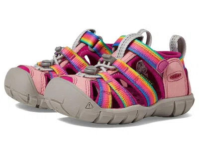 Keen Seacamp Ii Cnx (toddler/little Kid/big Kid) Kids Shoes Rainbow/festival Fuchsia : 7 Big Kid M, Rubbe