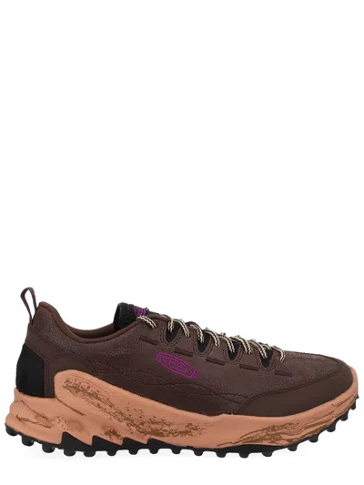 Keen Brown Jasper Zionic Leather Sneakers
