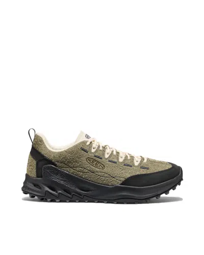 Keen Olive Lace Up Sneakers In Green