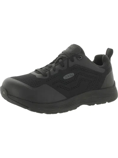 Keen Sparta Ll Mens Composite Toe Knit Work & Safety Shoes In Black