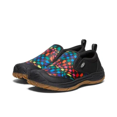 Keen Speed Hound Sneaker Kids Black Round Toe Slip-on Casual Shoes Ham604