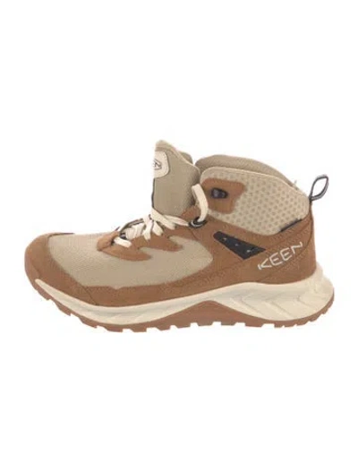 Pre-owned Keen Suede Hiking Boots In Neutrals