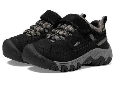 Keen Targhee 4 Low Height Durable Comfortable Waterproof (toddler/little Kid) Kids Shoes Black/steel Grey