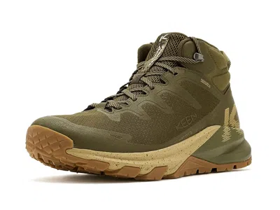 Keen Targhee Apex Mid Waterproof Hiking Boot In Green