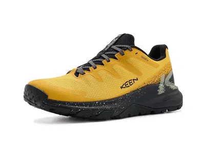 Keen Targhee Apex Waterproof Hiking Shoes Men's Shoes Symphonic Sunset/black: 9.5 D - Medium In Yellow
