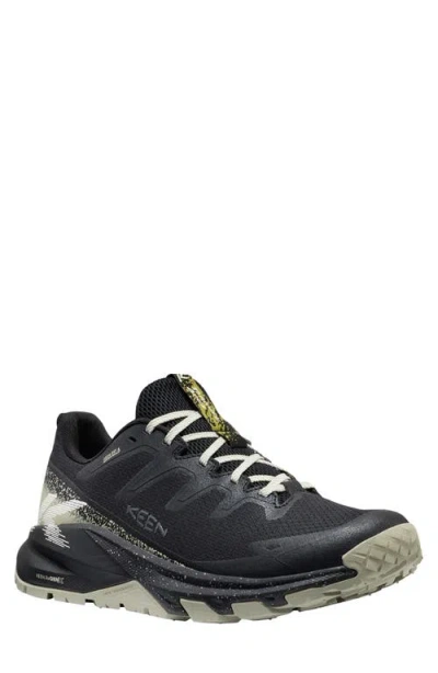 Keen Targhee Apex Waterproof Hiking Sneaker In Black