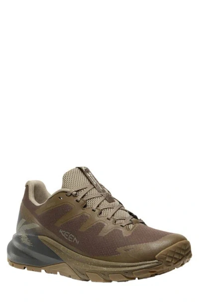 Keen Targhee Apex Waterproof Hiking Sneaker In Brown