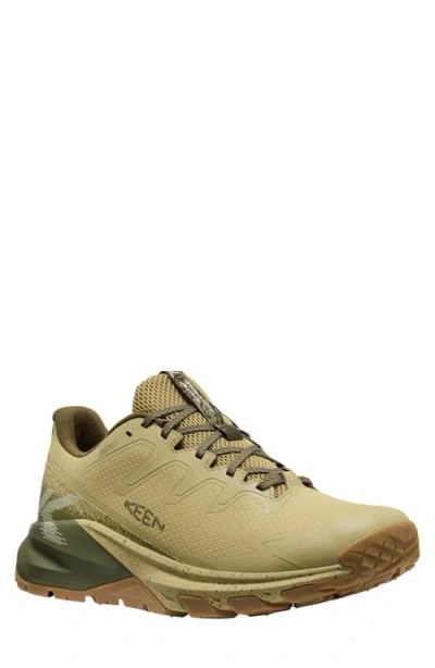Keen Targhee Apex Waterproof Hiking Sneaker In Green