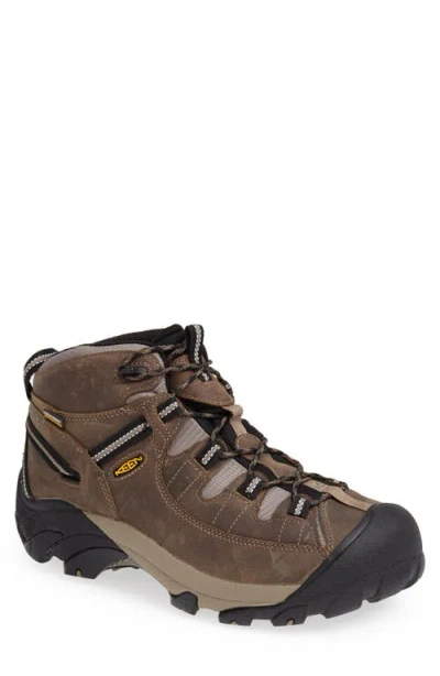 Keen Targhee Ii Mid Hiking Waterproof Boot In Brown