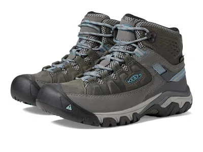 Keen Targhee Iii Mid Waterproof Women's Shoes Magnet/atlantic Blue: 7 B - Medium In Gray