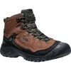 Keen Targhee Iv Waterproof Mid Hiking Shoe In Bison/ Black