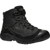 Keen Targhee Iv Waterproof Mid Hiking Shoe In Triple Black