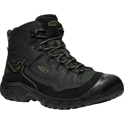 Keen Targhee Iv Waterproof Mid Hiking Shoe In Triple Black