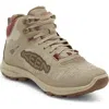 Keen Terradora Flex Mid Waterproof Hiking Boot In Plaza Taupe/windsor Wine