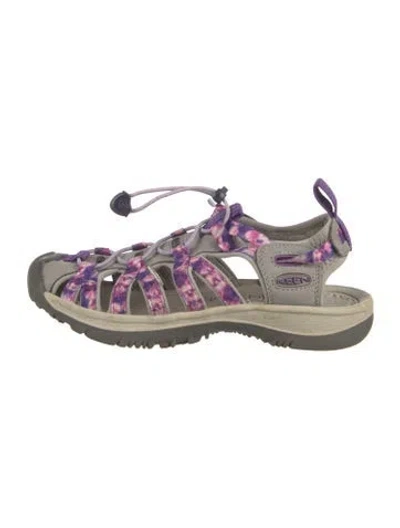 Pre-owned Keen Tie-dye Print Athletic Sneakers In Neutrals