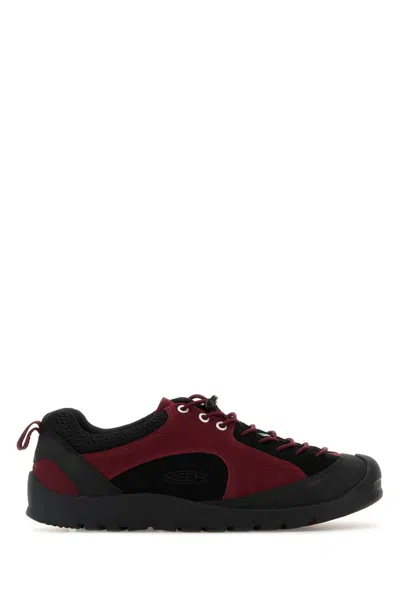 Keen Two-tone Suede And Fabric Jasper Rocks Sneakers