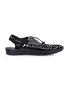 Keen Uneek M Sandals In Black Suede And Fabric In Black