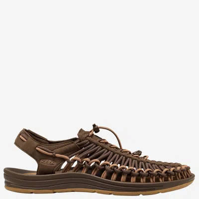 Keen Uneek Fabric Sandals In Brown