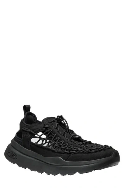 Keen Uneek Hiking Sandal In Black/black
