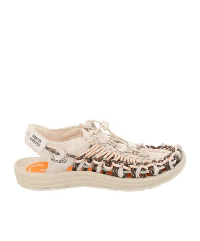 Keen Uneek Lea Woven Slip-on Sneakers In Brown