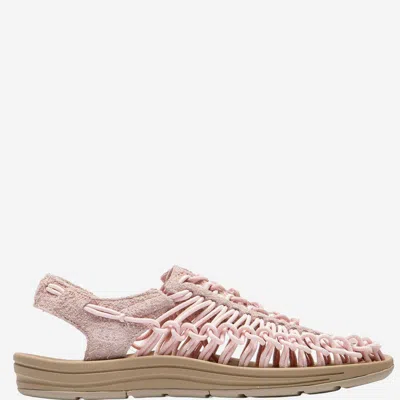 Keen Uneek Leather Sandals In Pink