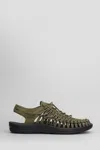 Keen Green Two-cord Construction Sandals