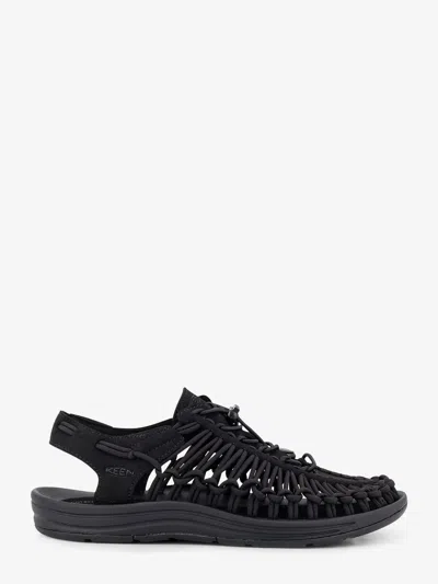Keen Uneek M Woven Fabric Sandals In Black